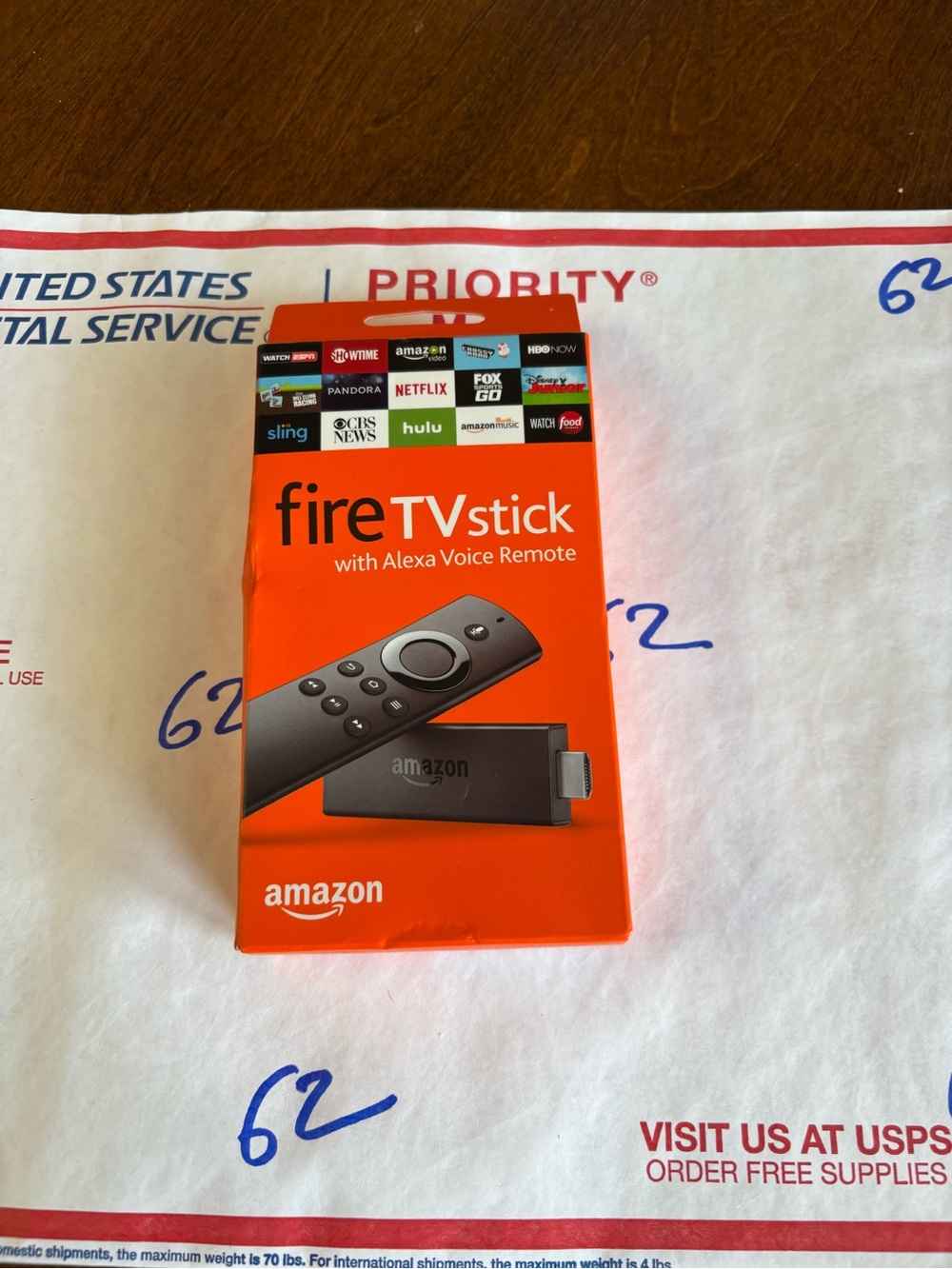 Amazon Fire TV Stick with Alexa Voice Remote - Orange